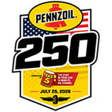 Pennzoil 250 presented by Take 5 Logo