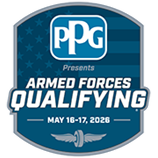 2026 PPG Presents Armed Forces Qualifying Logo